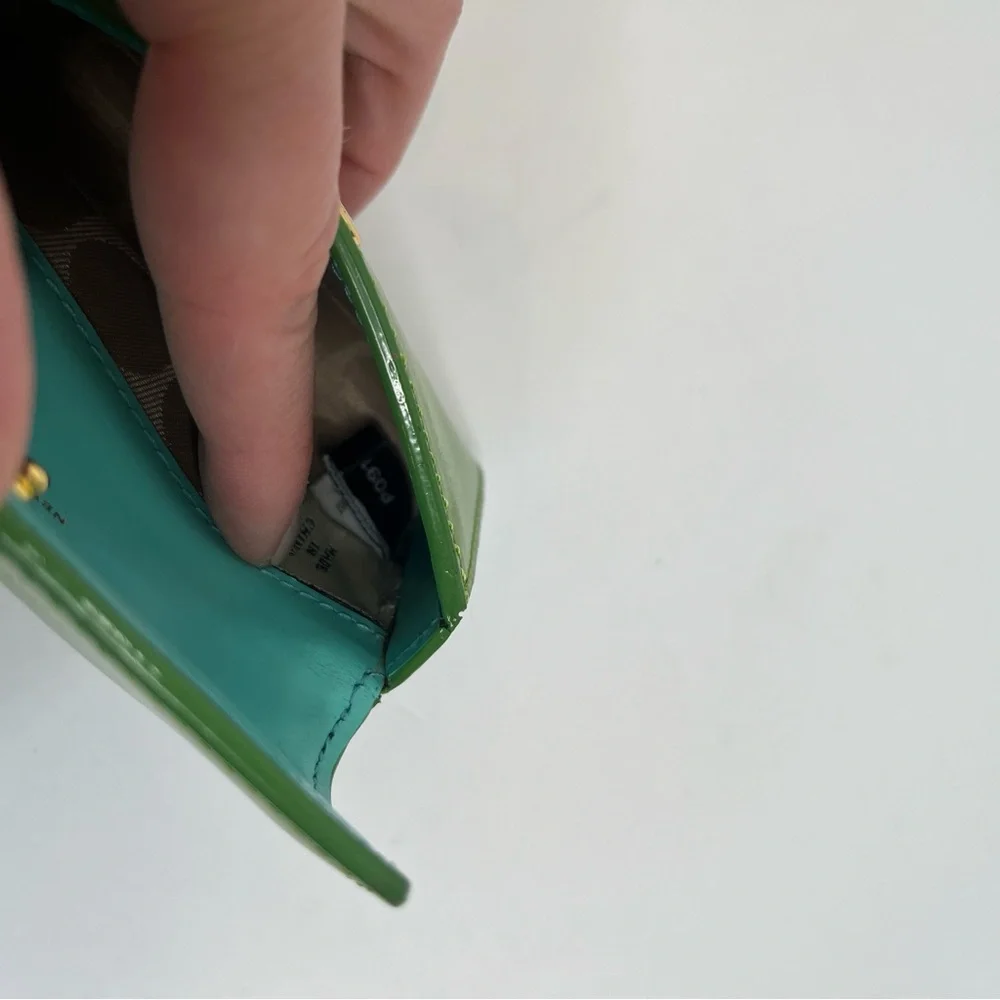 Kate Spade Green Business Card Holder